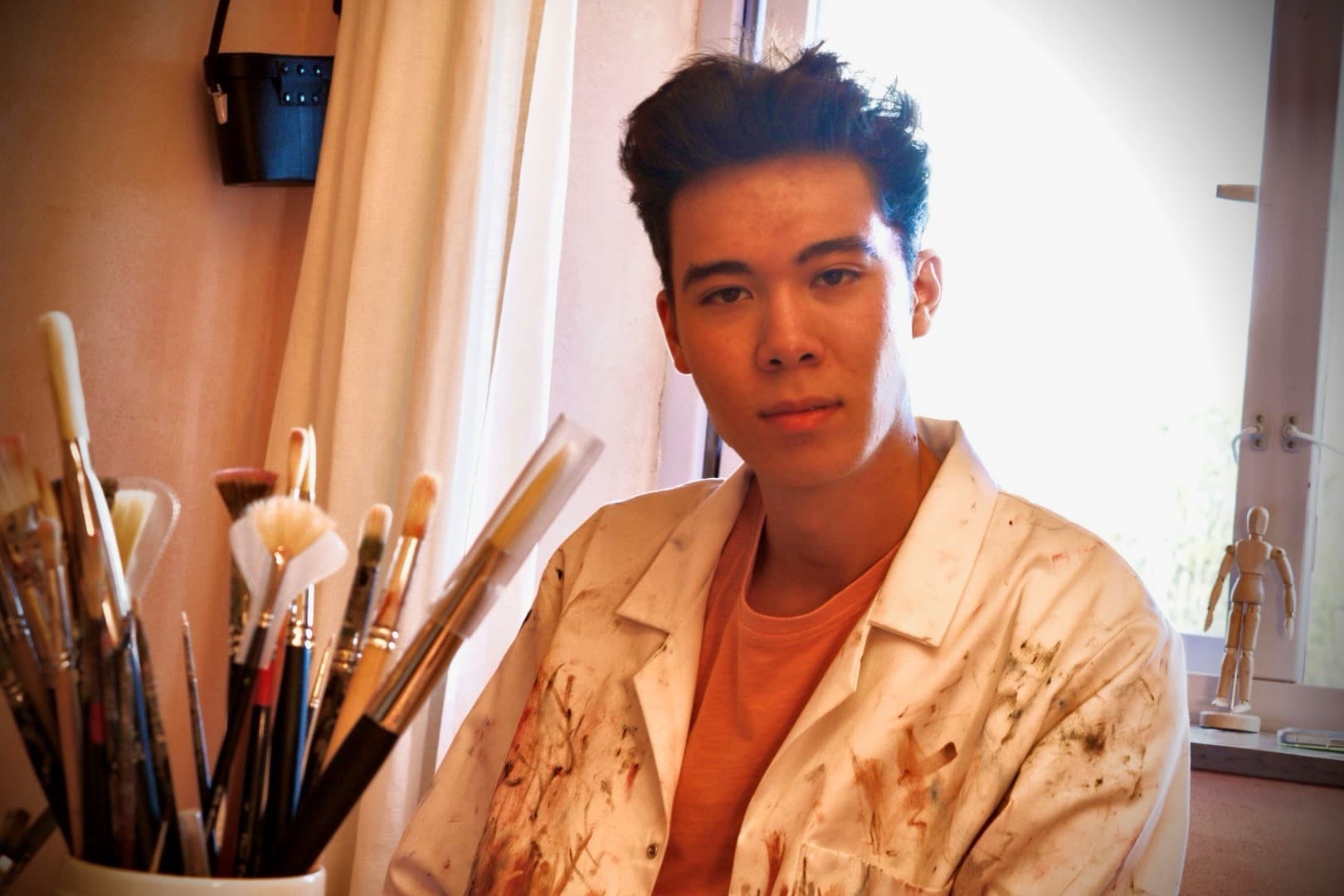 Portrait of Isak Hiroki Swartz.